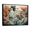 thumbnail image 2 of Designart "Silk Embroidery China Art painting" Chinese Floater Framed Canvas Art Print, 2 of 7