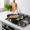 thumbnail image 2 of 12-Inch Non-Stick Frying Pan with Folding Handle and Storage Bag, Portable Outdoor Camping Skillet with Flat Bottom, Heavy-Duty Steel for Even Heating,1.8 lbs / 826 g, 2 of 5