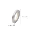 thumbnail image 4 of ziyahi Glitter Ribbons Curling Roll Decorative Multi-Purpose Gift Wrapping Crafting Pieces Wedding Accessories for Embellishments white silver gray, 4 of 6