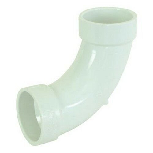 Ezflo 85704 2" 90° Long Sweep Elbows Pvc/Dwv