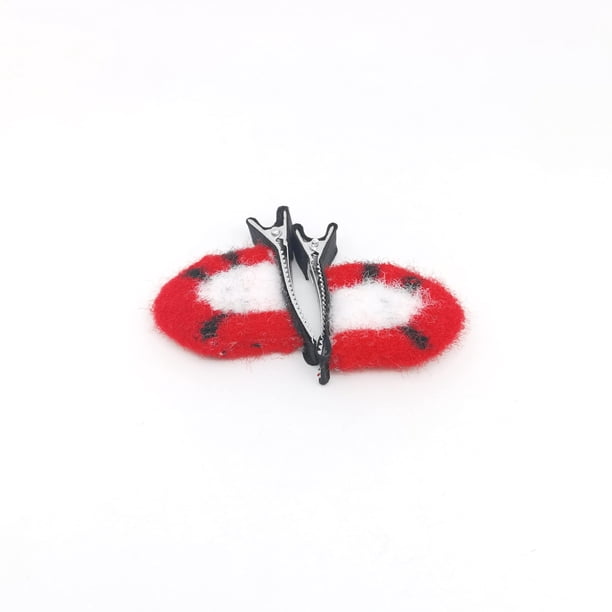 Un par de pinzas para el cabello con orejas de tigre para mujeres y niñas, horquillas de moda, accesorios para el cabello para mujeres y niñas, color rojo