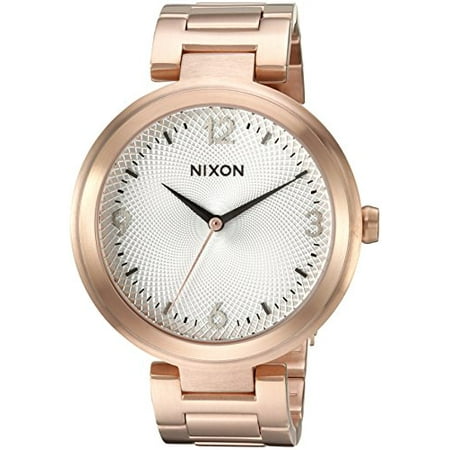 Nixon Womens Chameleon Quartz Stainless Steel Watch, Color:Rose Gold ...