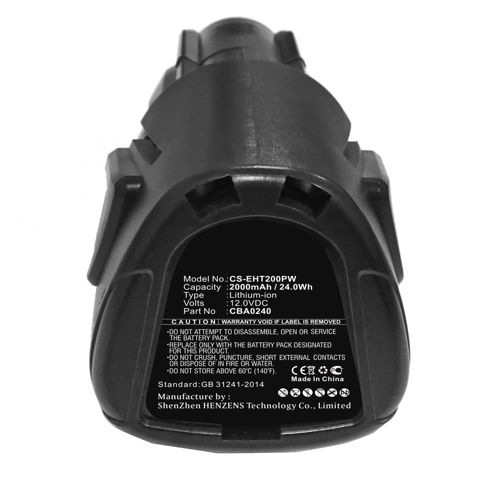 Replacement Battery for EGO CHT2001E Cordless Shrub,CHT2001E Grass Shears,PN:CBA0240,2000mAh