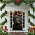 thumbnail image 6 of Wzzjkit Christmas Front Door Cover Santa Claus Door Cover Banner Merry Christmas Door Hanging Decorations for Home Indoor Outdoor Winter Holiday Party Decor 35x71in, 6 of 7