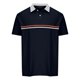thumbnail image 4 of Camiseta Vestido Botón de Solapa Color Coincidencia Suelto Casual, 96% Viscosa 4% Spandex Camiseta de Punto para Hombres, Oficina, Golf Y Uso Diario, 4 of 7
