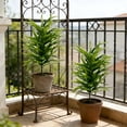 thumbnail image 6 of Chamoist 28.3in Artificial Boston Fern Plant, Large Fake Potted Fern Tree with Ground Stake, UV Resistant Faux Greenery for Outdoor Patio, Garden, Yard Decor, 6 of 7