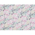 thumbnail image 2 of Zelouf Groovy Flower On Yoryu  , Sewing, DIY, Crafts Fabric by the Yard, 932 Black/pink, 5 Yard, 2 of 2