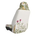 thumbnail image 2 of Fuzoiu Herbs and Wildflowers Print Elastic Car Seat Covers, Seat Cover Protector,Universal Fit Interior Covers for Most Cars,Washable Seat Cover Non Slip for SUV,Sedan,Van, 2 of 5