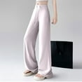 thumbnail image 5 of Women's Casual High Waist Wide Leg Pants - Comfortable Loungewear for Everyday and Activities - Breathable Summer and Fall Style, 5 of 7