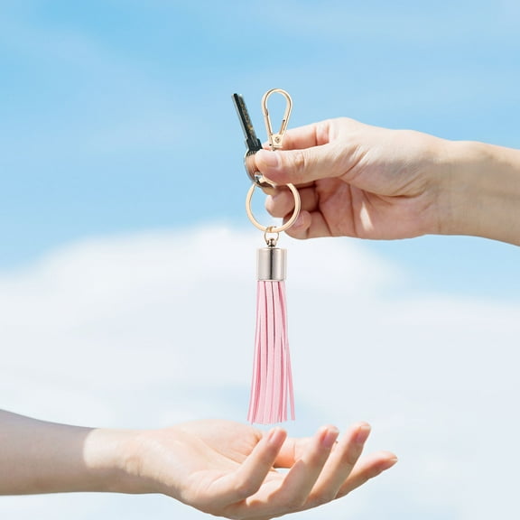 Raindrops Assorted Color Alloy Tassel Keychains Pendant for Bag Decor Use with Classic Design 3pcs