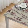 thumbnail image 5 of HAOXIT Toile Cover Washable for Dining Table Party Picnic 52*52, 5 of 8