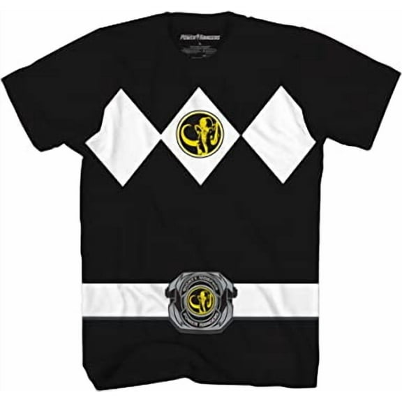 Power Rangers Black Costume T-Shirt