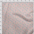 thumbnail image 3 of oneOone Polyester Lycra Fabric Dot & Flower Floral Print Sewing Fabric BTY 56 Inch Wide, 3 of 4