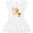 AA-White, variant on Inktastic My Safta Loves me- cute giraffe Girls Toddler Dress