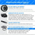 thumbnail image 4 of 20 Inch Black Rims (Set of 4) for 2002-2010 Ford Explorer, RTX 82764-FQ, 4 of 9