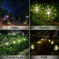 thumbnail image 6 of Solar Lights Outdoor, EpicGadget 105 LED Solar Lights String Lights for Garden Decoration Waterproof Fireworks Lighting DIY Light Outdoor Christmas Lamp - Warm White (2 Pieces), 6 of 6