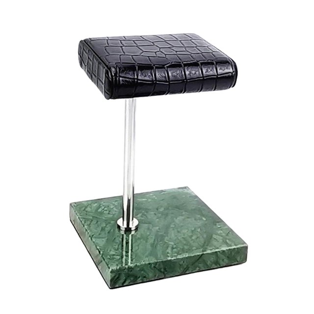 Soporte de exhibición para joyería Yuyangstore Verde Plata Base de mármol