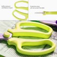 thumbnail image 4 of Tijeras de jardín profesionales con revestimiento con mango cómodo, perfectas para arreglar flores, herramienta de poda de plantas de jardín, tijeras florales, color verde, 4 of 7