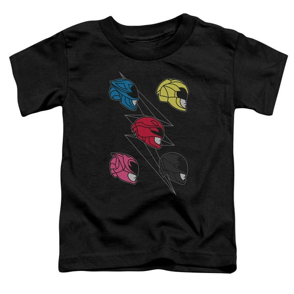Power Rangers - Line Helmets - Toddler Short Sleeve Shirt - 4T