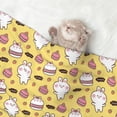 thumbnail image 2 of Naloa Rabbit Hunger Dog Blanket, 3 Sizes Cat Blanket for Indoor Cats Large Medium Small Dog Gifts-, 2 of 8