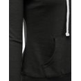 thumbnail image 4 of Doublju Women's Basic Lightweight Pullover Hoodie Sweatshirt with Plus Size, 4 of 5