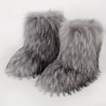 thumbnail image 5 of Women's Trendy Faux Fur Boots, Fashionable Slip On Mid Calf Snow Boots, Women's Comfortable Winter Boots, 5 of 5