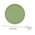 thumbnail image 4 of "Bouanq Kitchen Placemat Coasters 6pc Cup Mat For Drinks, Silicone Drink Cup Mat, Cup Mat With Grooved Design, Non-slip Base, Cup Mat For Coffee Table Table Placemats", 4 of 4