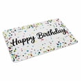 thumbnail image 2 of White Birthday Door Mat&nbsp;Indoor Outdoor Entrance,Non Slip Rug for Kitchen Bathroom Entryway Rug,Colorful Confetti Ribbons Polka Dots Classroom Washable Doormat Floor Mat Home 24x36 Inch, 2 of 8