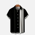 thumbnail image 4 of EQWLJWE Men's Short Sleeve Shirt Men's Summer Fashion Hawaiian Style Short Sleeve Casual Shirts, 4 of 5