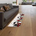 thumbnail image 3 of Christmas Kitchen Mat Rug Set of 2 Snowman Red Buffalo Xmas Tree Snowflakes Beige Runner Rug Anti-Fatigue Comfort Memory Foam Standing Mat Non-Slip Floor Door Mat for Bathroom Bedroom 18x30in+18x60in, 3 of 6