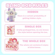 Nommi Plush Blind Box, Kawaii Nommi Cute Fruit Series Stuffed Blind Box Doll 1PC, Kawaii Mystery Nommi Blind Boxes Plush Toys Collectible for Xmas Birthday Gift (1 of 7 Possible Styles)