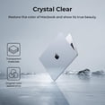 thumbnail image 3 of Funda rígida transparente EooCoo para MacBook Air 13,6", 3 of 9
