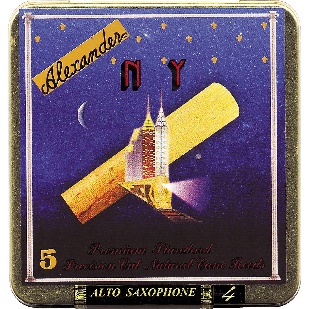Alexander "NY" Alto Saxophone Reeds Box of 5 (3.5)