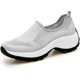 thumbnail image 1 of HAOSHIDUO Calzado de Caminata para Mujer Tenis Ligeras cómodas Malla 1838-Gris 24.0 cm 1838-Gris 24.0 cm Xishao ropa, 1 of 2
