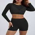 thumbnail image 4 of Ensemble de Plage Élégant pour Femmes Crop Top en Maille Transparente + Shorts, 4 of 9