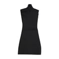 thumbnail image 4 of Vestido ajustado a escala 1/6, minivestido corto con cuello simulado, elegante vestido de verano en miniatura. negro, 4 of 7