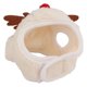 thumbnail image 3 of Sombrero navideño para mascotas, accesorios navideños coloridos, gorros ajustables para mascotas, gorros bonitos para perros y gatos, pequeños, color blanco, 3 of 5