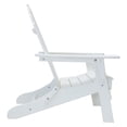 thumbnail image 5 of Balboa Plastic Folding Adirondack Chair - White (2-Pack), 5 of 11