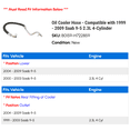 thumbnail image 2 of Oil Cooler Hose - Compatible with 1999 - 2009 Saab 9-5 2.3L 4-Cylinder 2000 2001 2002 2003 2004 2005 2006 2007 2008, 2 of 2