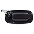 thumbnail image 3 of Brock Replacement Drivers Rear Outside Outer Textured Door Handle compatible with 2001-2006 Silverado Sierra Crew Cab Pickup Truck, 3 of 9