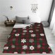 thumbnail image 5 of Balery Plaid Snowflakes Festive Manta de Felpa Suave y Acogedora – Cobija de Franela Aterciopelada para Cama, Lavable y Cálida para Sofá, Mascotas, Transpirable-80"x60", 5 of 7