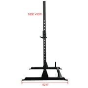 Valor Fitness BD-57 Pull-Up Rack with Storage Pegs, and J-Hooks for Squats and Bench Press (750lb Capacity)
