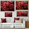 thumbnail image 4 of Designart "Passionate Red Rose" Roses Floater Framed Canvas Prints, 4 of 5