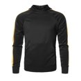 thumbnail image 3 of Men's Shoulder Panel Track Pull-Over Hoodie Top, 3 of 4