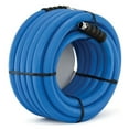 thumbnail image 3 of BluBird BluSeal 3/4" Lawn Garden Water Hose Hot/ Cold Lightweight Professional Grade 100% Rubber Hose - 100 Feet, 3 of 4