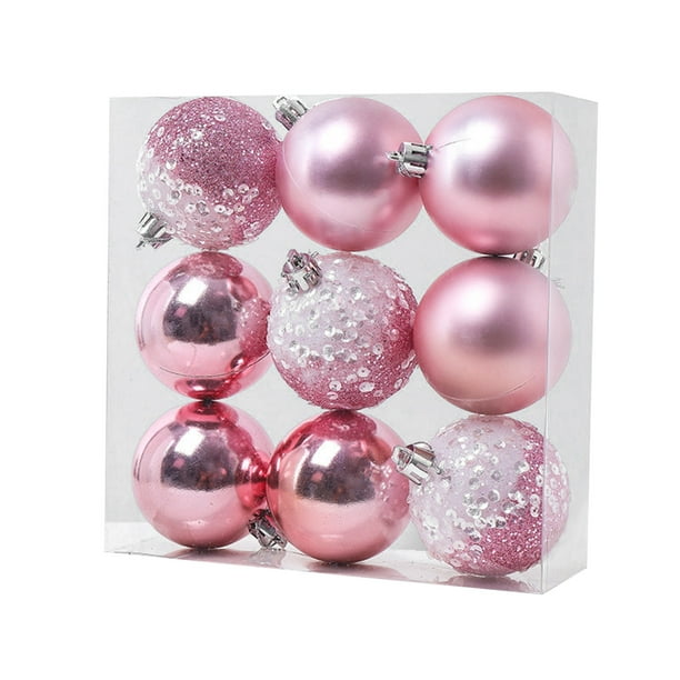 JDEFEG Dance Christmas Ornament 6Cm/2.36In 9 Christmas Balls Blue