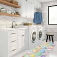 thumbnail image 2 of Kitchen Rugs, Easter Eggs Spring Flowers Non Slip Runner Rug Mat for Floor, Kitchen, Bedside, Sink, Office, Laundry, 15.7"X47.2", 2 of 5
