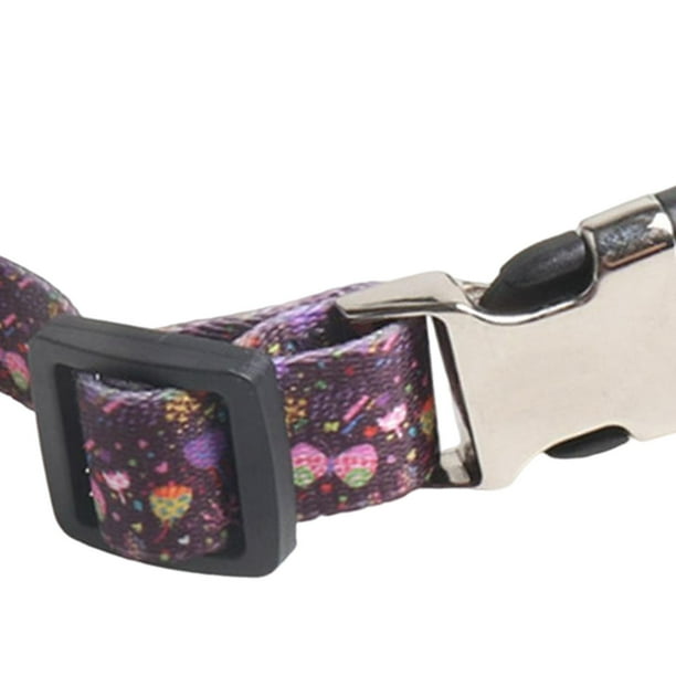 Pet Cat Collar with Metal Buckle Durable with Metal Clasp