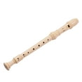 thumbnail image 1 of QI MEI 8-Hole German Style Soprano Descant Recorder Flute with Cleaning Rod Finger Rest Strap PU Storage Bag, 1 of 7