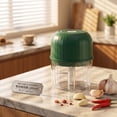 thumbnail image 3 of Electric Mini Chopper,Mini Chopper Food Processor,Garlic Chopper,Rechargeable Wireless Food Processor For Garlic Onion Ginger Chili Vegetables Meat, 3 of 5